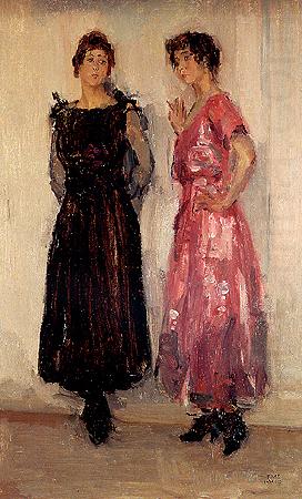 Isaac Israels Two models china oil painting image